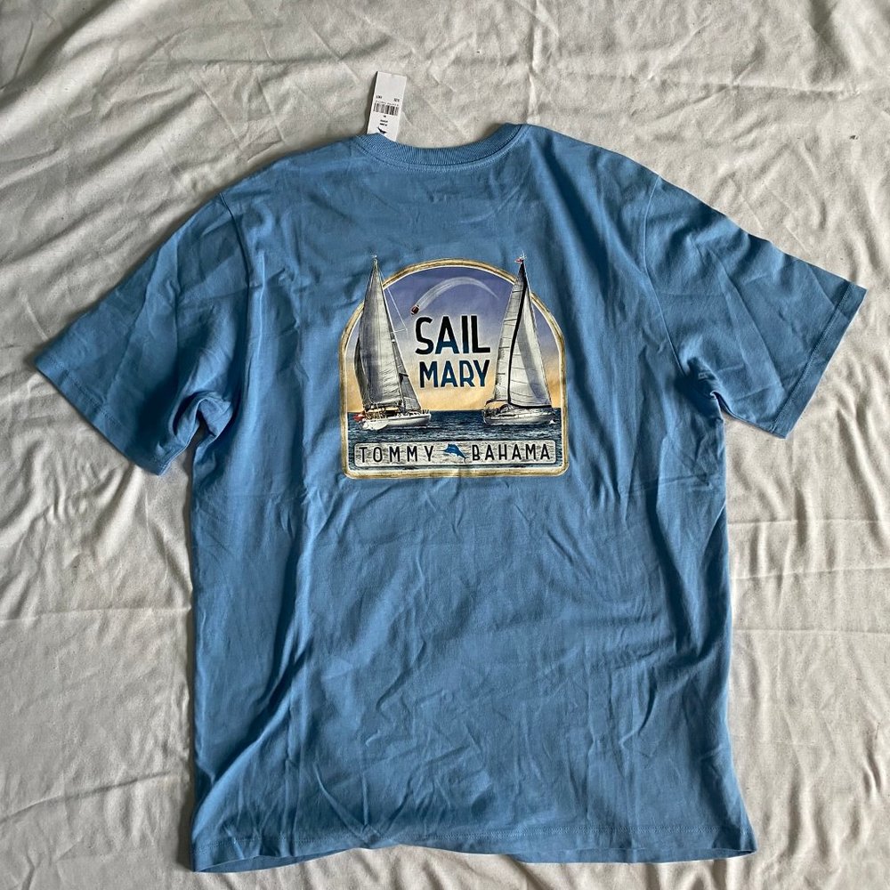 Tommy Bahama Sail Mary T-Shirt - Picture 2 of 4